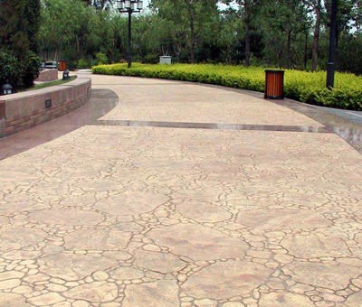 枣庄市市中区压花地坪压花混凝土