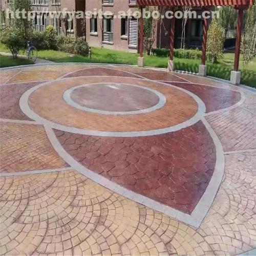 德州市乐陵市压花地坪压花地坪材料压模地坪施工底价