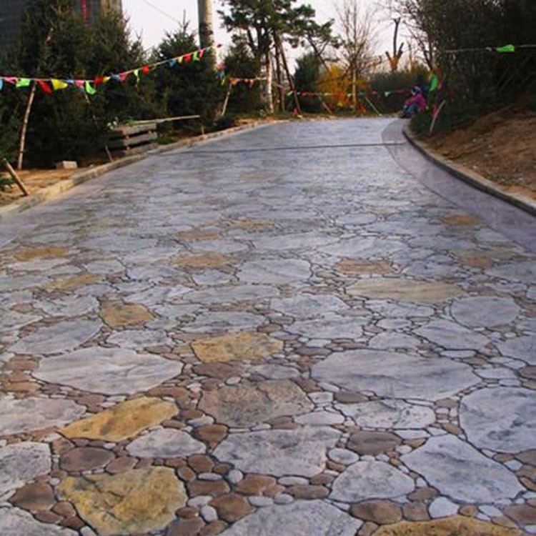 济南市章丘市压花地坪包工包料厂家直销