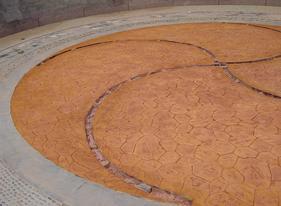 临沂市罗庄区压花地坪材料厂家直销亚斯特新型建材