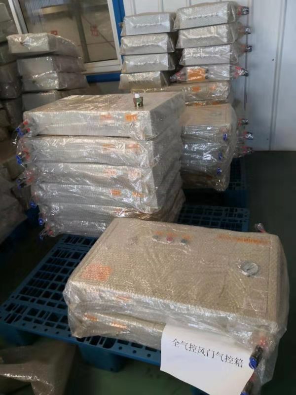 QWM全气控无压风门 纯气控风门大小气控箱