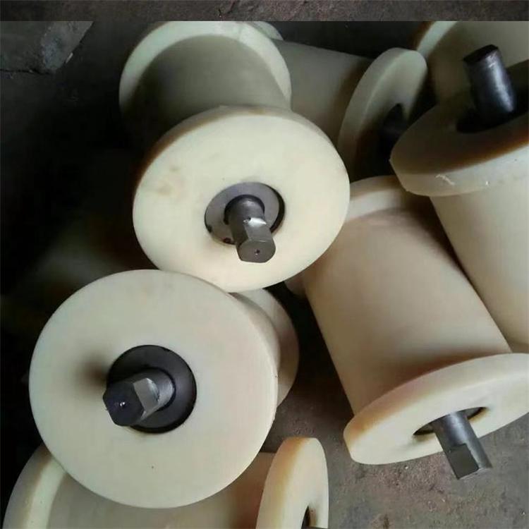 矿用尼龙地辊 聚氨酯地滚轮 高分子地轮 托绳轮 橡胶地滚轮